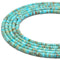 Light Blue Sea Sediment Jasper Heishi Rondelle Discs Beads 2x4mm 3x6mm 15.5" Strand
