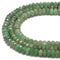 Green Strawberry Quartz Faceted Rondelle Beads Size 6x9mm 15.5'' per Strand