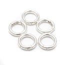 925 Sterling Silver Round Clasp Size 11.5mm 3 pcs per Bag