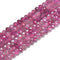 Natural Ruby Faceted Round Beads Size 2.5mm 3mm 15.5'' Strand