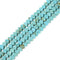 Blue Turquoise Heart Shape Beads Size 5x7mm 15.5'' Strand