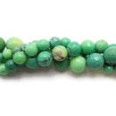 Natural Chrysoprase Faceted Round Beads 4mm 6mm 8mm 10mm 12mm 15.5" Strand