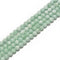 2.0mm Large Hole Green Moonstone Smooth Round Beads Size 8mm 10mm 15.5'' Strand
