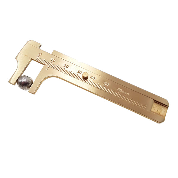 brass sliding gauge caliper millimeter bead measuring tool