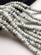 Sesame Kiwi Jasper Smooth Rondelle Beads 5x8mm 6x10mm Approximate 15.5" Strand