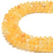 Yellow Honey Calcite Pebble Nugget Beads Size Approx 5x10mm 15.5" Strand