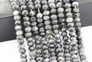natural larvikite labradorite faceted rondelle beads