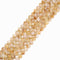 Natural Citrine Smooth Round Beads Size 6mm 8mm 10mm 12mm 15.5'' Strand