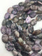 natural charoite smooth oval beads 