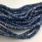 natural kyanite faceted rondelle beads