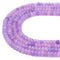 Pink Brown Purple Green Blue Fuchsia Crackle K9 Crystal Glass Smooth Rondelle Beads 4x6mm 15.5" Strand
