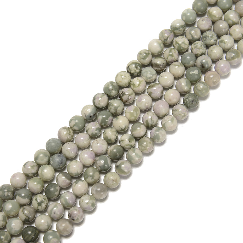 Natural Peace Jasper Smooth Round Beads Size 6mm 8mm 10mm 15.5'' Strand