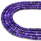 Purple Color Howlite Turquise Heishi Disc Beads Size 2x4mm 3x6mm 15.5'' Strand