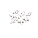 925 Sterling Silver Cross Beads Size 7x10mm 5pcs per Bag
