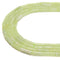 Natural Light Green Jade Cylinder Tube Beads Size 4x13mm 15.5'' Strand