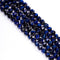 blue Tiger's eye faceted star cut beads