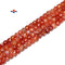Natural Red Botswana Agate Faceted Square Cube Dice Beads 5mm 15.5" Strand