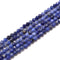 Blue Sodalite Faceted Round Beads 3mm 4mm 5mm 15.5" Strand
