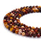 natural mookaite faceted star cut beads