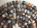 botswana agate irregular faceted wheel Discs beads