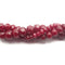 Ruby Red Dyed Jade Faceted Rondelle Beads 4x6mm 5x8mm 6x10mm 15.5" Strand