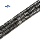 Larvikite Labradorite Smooth Cylinder Tube Beads Size 8x10mm 15.5'' Strand