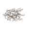 304 Stainless Steel Drop Blank Stamping Charm Tags 4x8mm 150 Pieces Per Bag