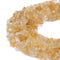 Natural Citrine Irregular Pebble Nugget Chips Beads Size 7-8mm 34" Strand