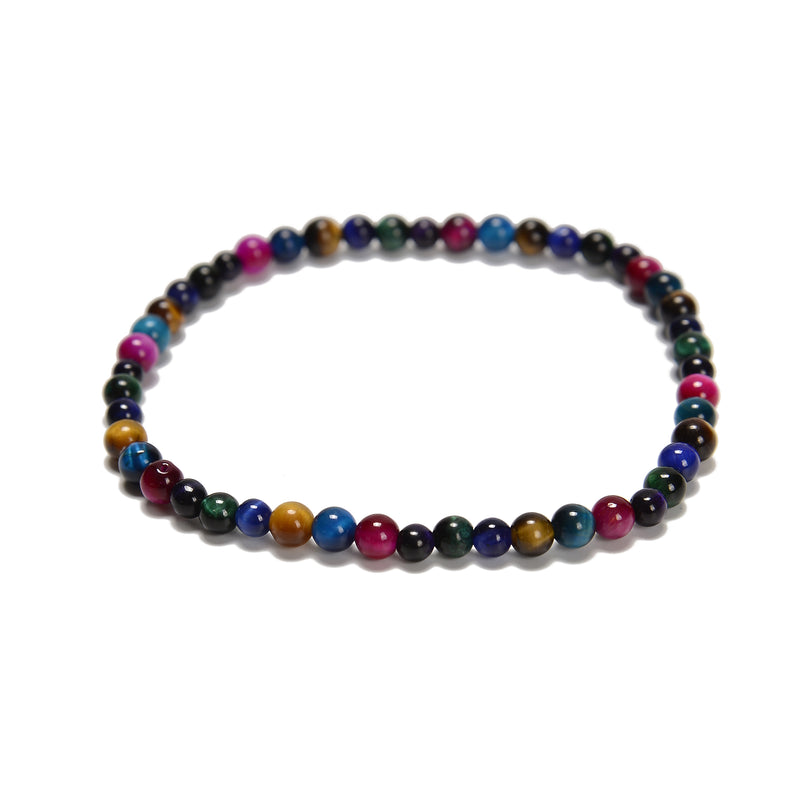 2 Pcs Natural 2x4mm Multicolor Faceted Jade Gemstone Beads Elastic Bracelet 7.5 2 Pcs Natural 2x4mm Multicolor Faceted Jade Gemstone Beads Elastic Bracelet 7.5