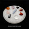 Selenite Crystal Cleanse Round Circle Charging Plate Tree of Life 5.5" Inches