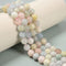 Light Color Morganite Smooth Round Size 6mm 8mm10mm 11mm 12mm 14mm 15.5" Strand