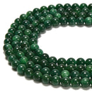 Natural Grade AA Green Mica Smooth Round Beads Size 6mm 8mm 10mm 15.5" Strand