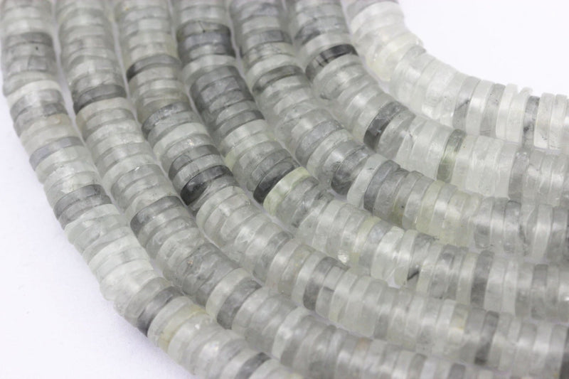 cloudy quartz Heishi Rondelle Discs beads