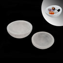 Selenite Round Shape Crystal Charging Bowl Dish 2",3" & 4''Inches Sold Per Piece