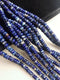 dark blue sea sediment jasper smooth rondelle beads