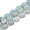 Natural Aquamarine Faceted Nugget Chunk Beads Size 13x18mm 15.5'' Strand
