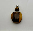 Natural Yellow Tiger Eye Perfume / Oil Bottle Necklace Pendant Size 25x40mm