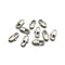 10pc Silver Plated Lobster Claw Clasp Size 7x14mm Sold Per Bag