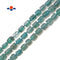 Translucent Blue Apatite Faceted Cylinder Tube Beads Size 7x10mm 15.5" Strand