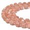 Natural Peach Moonstone Prism Cut Double Point Beads Size 7x8mm 15.5'' Strand