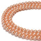 Fresh Water Pearl Pink Color Off Round Beads Size 7.5-8mm 15.5'' Strand