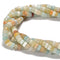 Natural Amazonite Heishi Disc Beads Size 2x4mm 3x6mm 15.5'' Strand