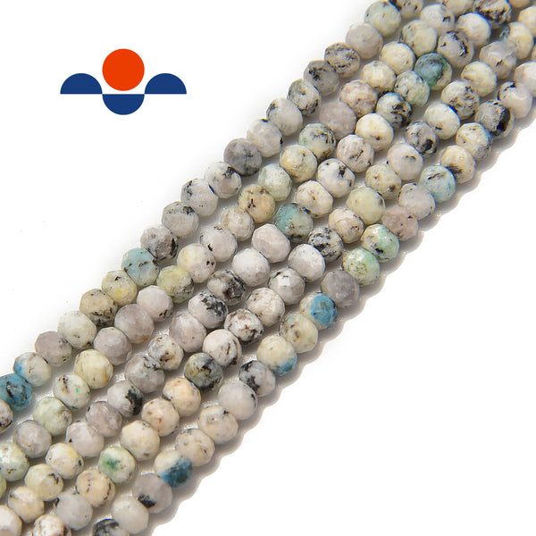 natural k faceted rondelle beads 