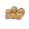 Gold Plated Micro Pave Clear Zircon Ball Charm 6mm 8mm 10mm 12mm Sold per Piece