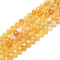Natural Yellow Opal Faceted Round Beads Size 4mm 6mm 15.5'' Strand