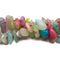 Candy Dyed Jade Graduated Pebble Nugget Beads Size 10mm-25mm 15.5" Strand