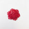 red bamboo hand carved coral flower pendant