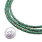 dark green turquoise Heishi Rondelle Discs beads 