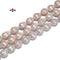 Fresh Water Pearl White Baroque Ringed Drop Beads Size 11-13mm 15.5'' Strand