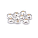925 Sterling Silver Bicone Shape Beads Size 1.5x3mm-6x10mm Sold by Bag